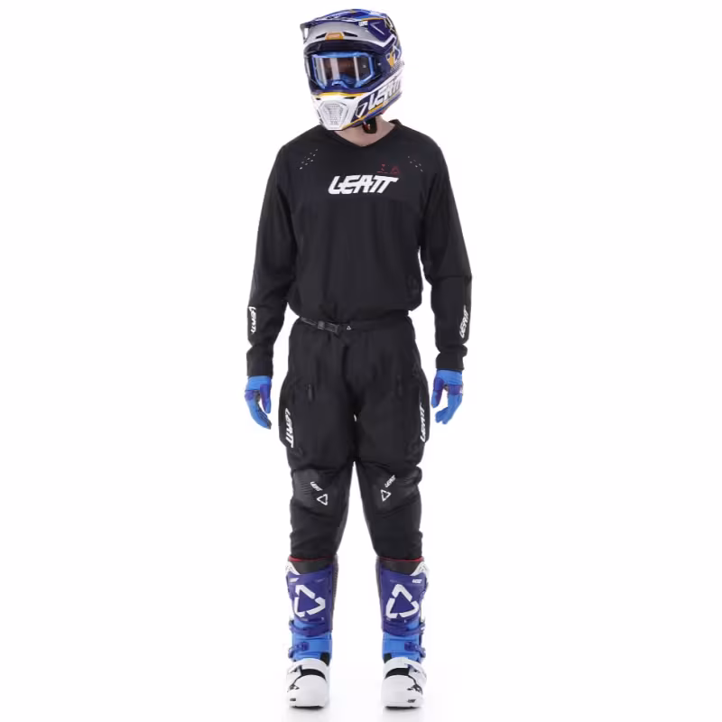 Джерси мужское Leatt Moto 4.5 Enduro Jersey, полиэстер, черный, размер XL
