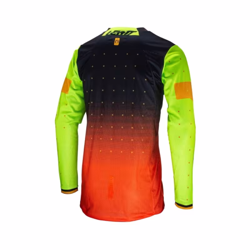Джерси мужское Leatt Moto 4.5 Lite Jersey Citrus, полиэстер, зеленый, размер XL (52)