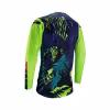 Джерси мужское Leatt Moto 5.5 UltraWeld Jersey Jungle, полиэстер, зеленый/синий, размер XL