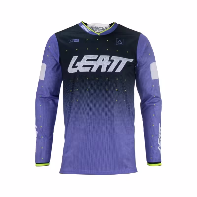 Джерси мужское Leatt Moto 4.5 Lite Jersey UV, полиэстер, фиолетовый, размер XL (52)