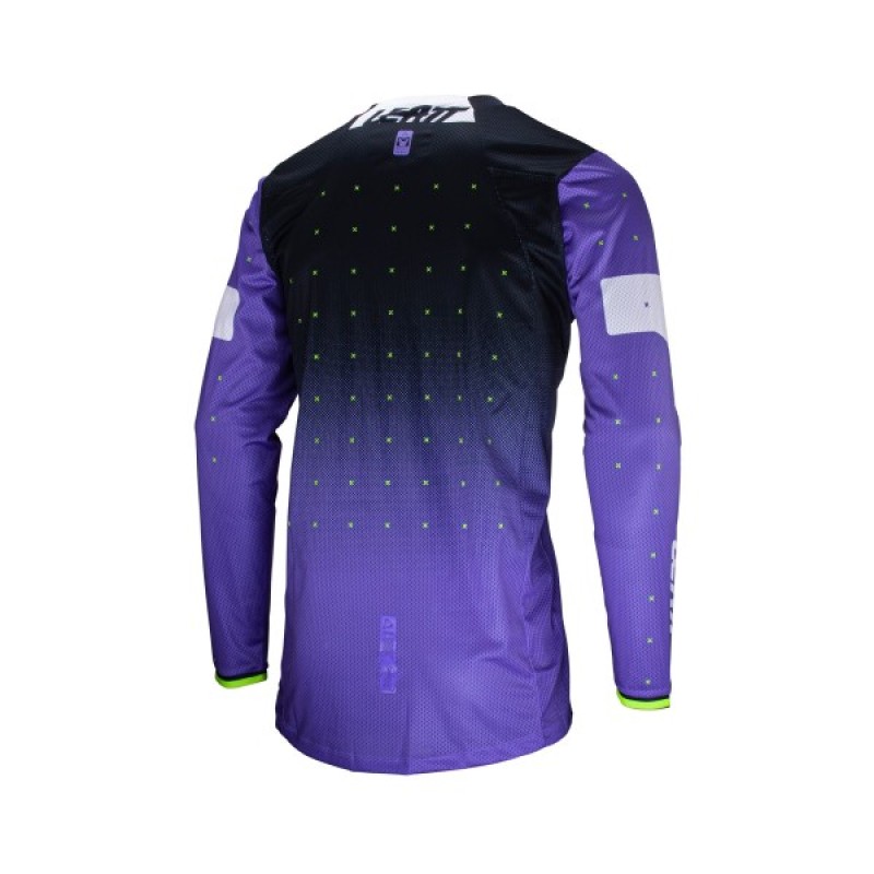 Джерси мужское Leatt Moto 4.5 Lite Jersey UV, полиэстер, фиолетовый, размер XL (52)