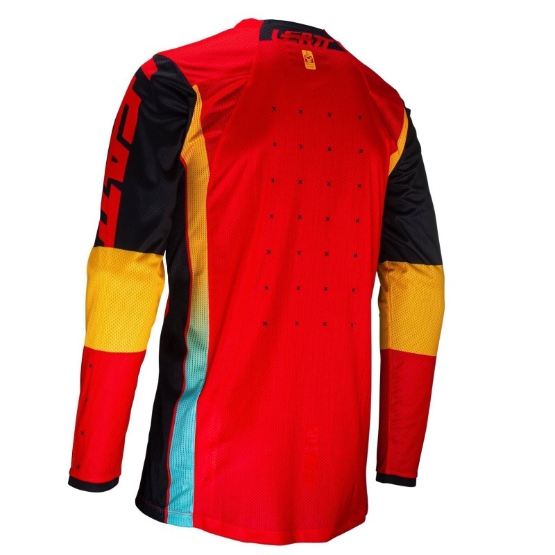 Джерси мужское Leatt Moto 4.5 Lite Jersey Red, полиэстер, красный, размер XL (52)