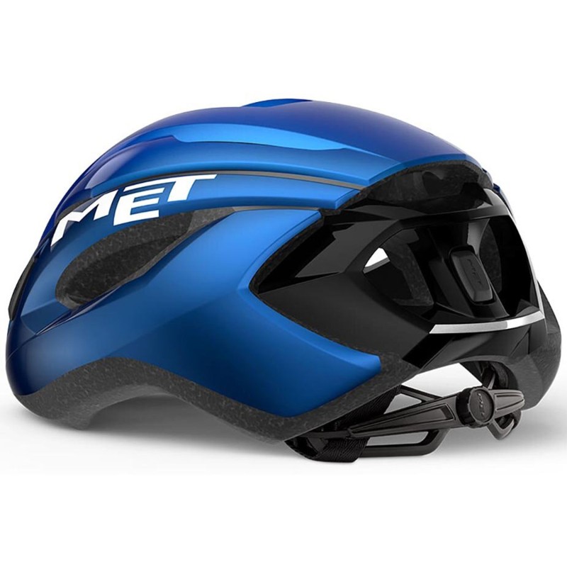 Велошлем Met Strale Metallic Blue, синий, размер L