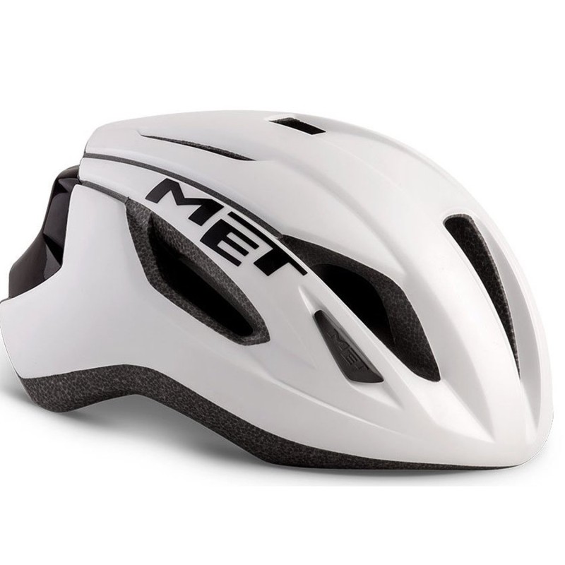 Велошлем Met Strale белый/черный, размер L