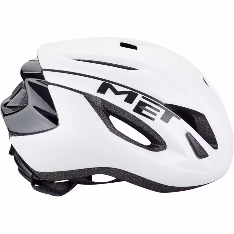 Велошлем Met Strale белый/черный, размер L