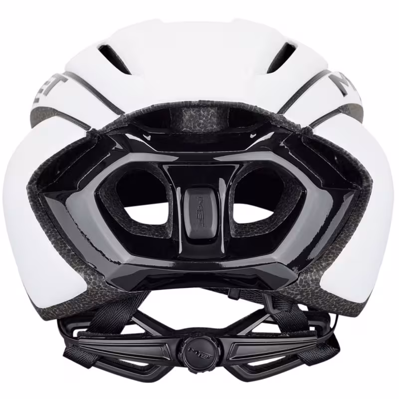 Велошлем Met Strale белый/черный, размер M