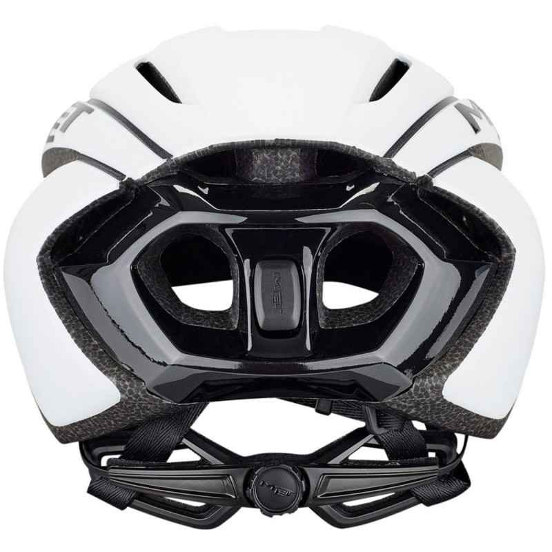 Велошлем Met Strale белый/черный, размер M