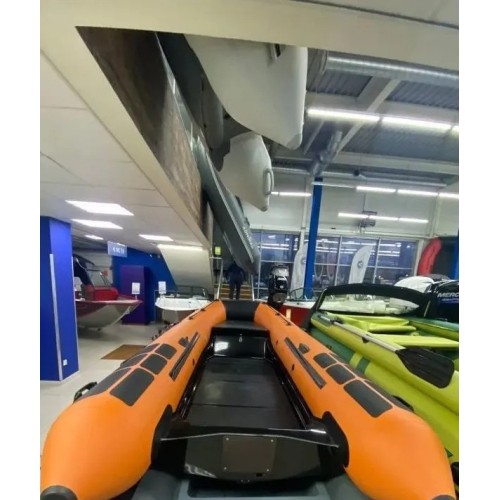 Лодка моторная РИБ Навигатор 380R GT, оранжевый