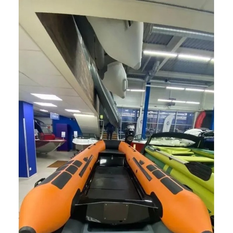 Лодка моторная РИБ Навигатор 380R GT, оранжевый