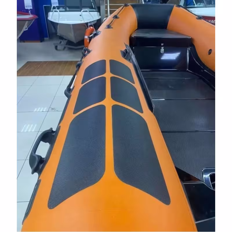 Лодка моторная РИБ Навигатор 380R GT, оранжевый