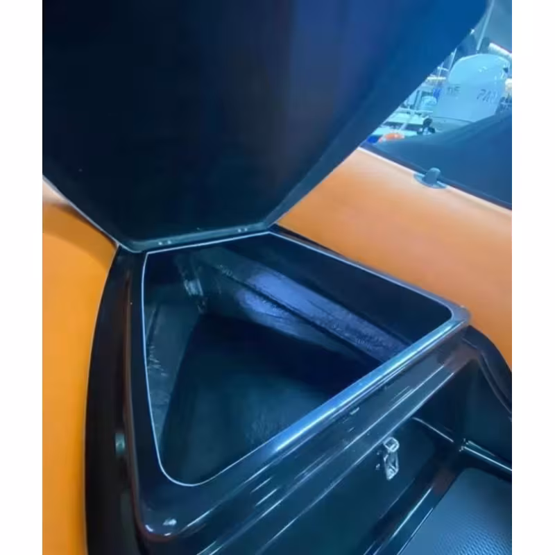 Лодка моторная РИБ Навигатор 380R GT, оранжевый