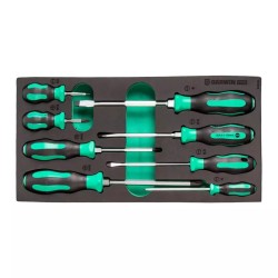 Набор отверток цельнометаллических PH, SL Garwin 646280, 8 предметов