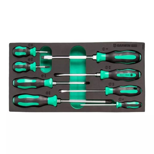 Набор отверток цельнометаллических PH, SL Garwin 646280, 8 предметов