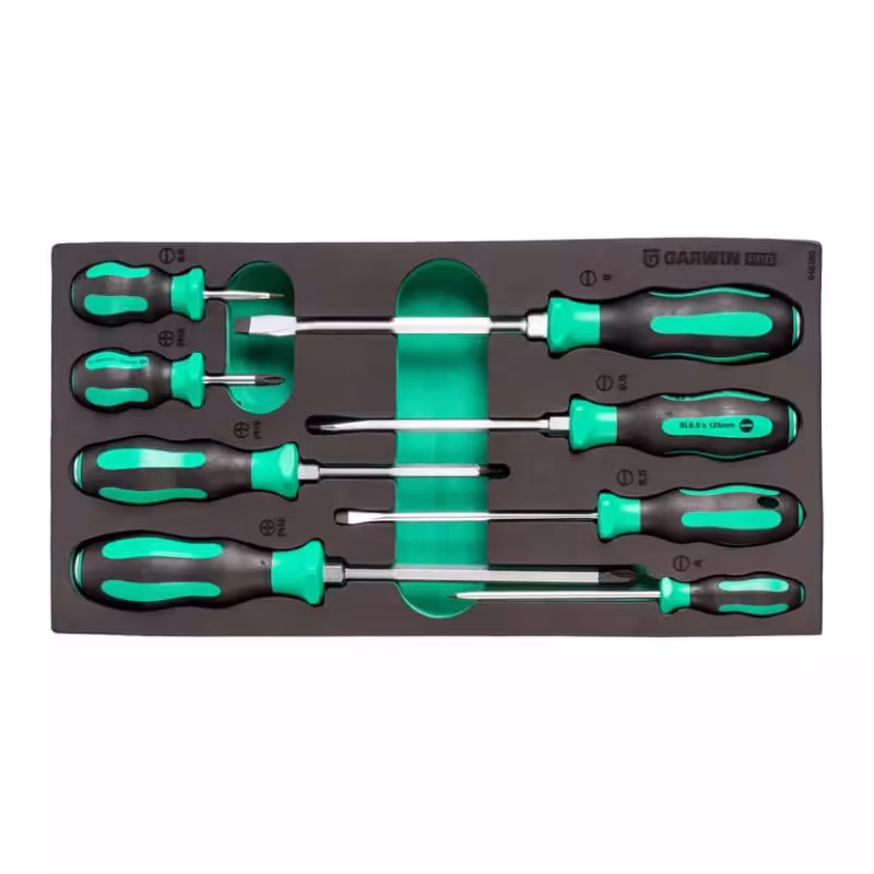 Набор отверток цельнометаллических PH, SL Garwin 646280, 8 предметов