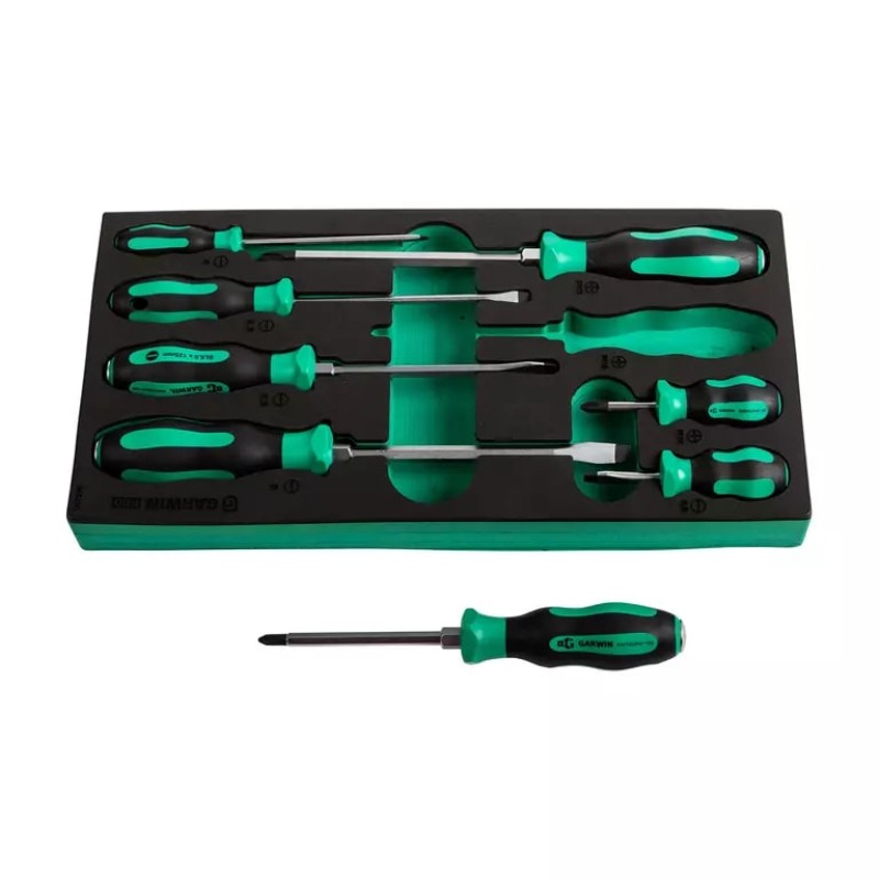 Набор отверток цельнометаллических PH, SL Garwin 646280, 8 предметов