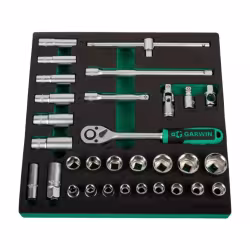 Набор торцевых головок Garwin 646065, 31 предмет