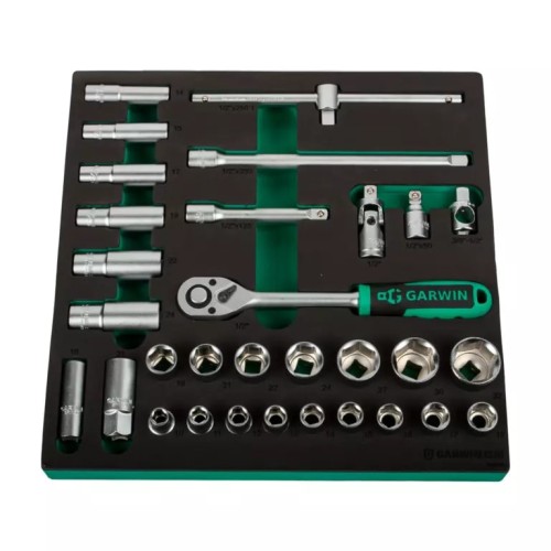 Набор торцевых головок Garwin 646065, 31 предмет