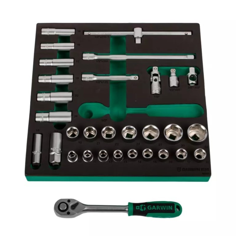 Набор торцевых головок Garwin 646065, 31 предмет