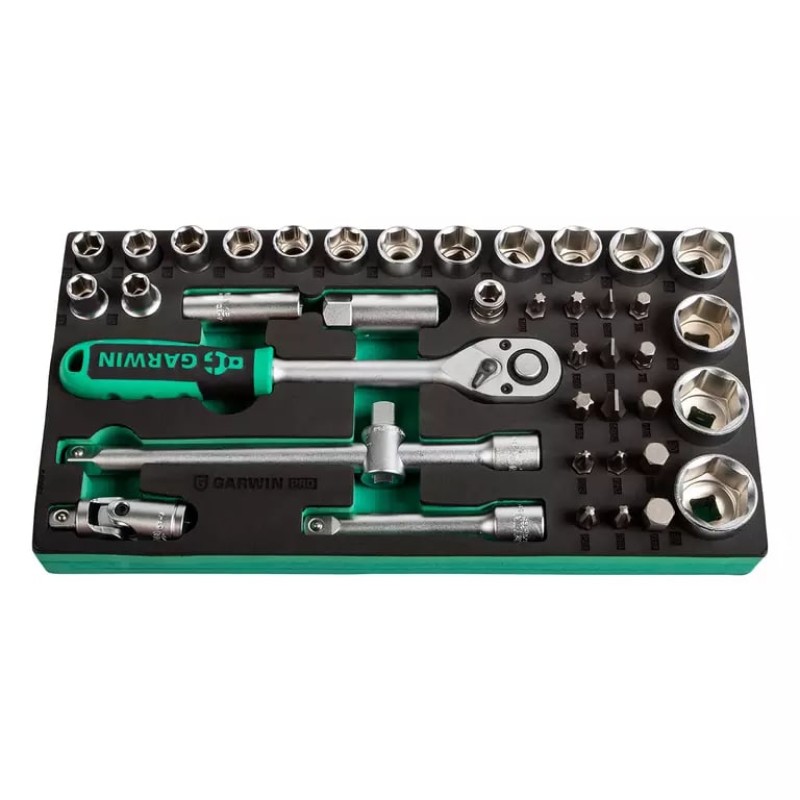 Набор торцевых головок Garwin 646062, 41 предмет