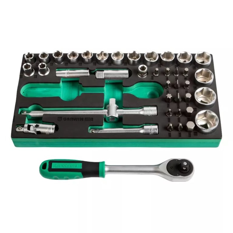 Набор торцевых головок Garwin 646062, 41 предмет