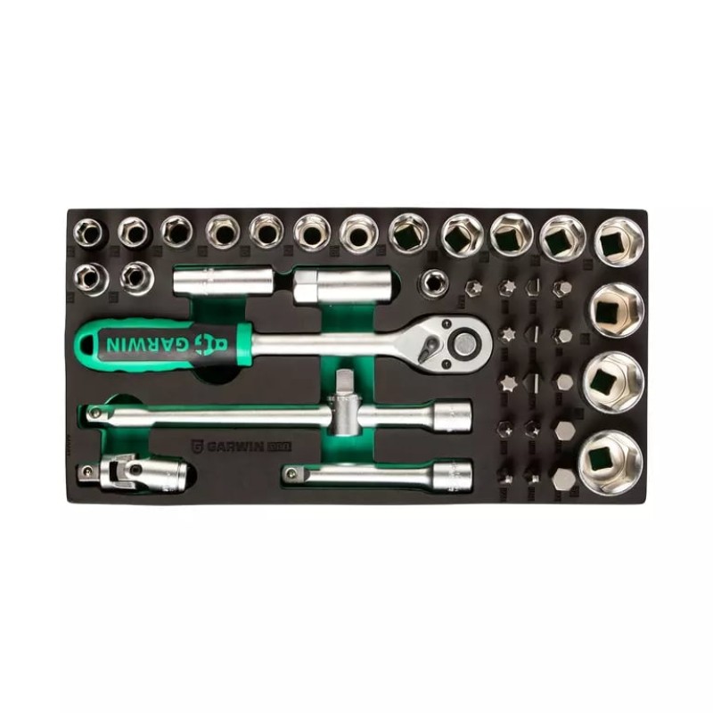 Набор торцевых головок Garwin 646062, 41 предмет