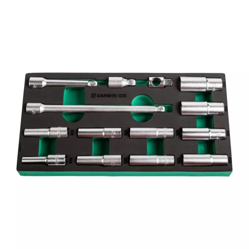 Набор торцевых головок Garwin 646067, 14 предметов