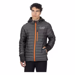 Куртка мужская FXR Podium Hybrid Charcoal/Orange, серый, размер M