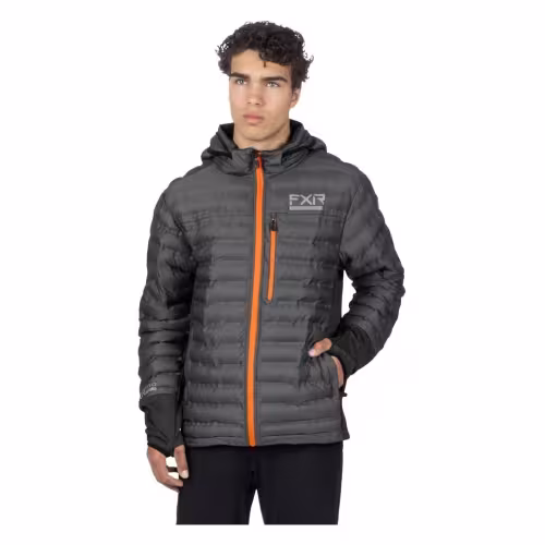 Куртка мужская FXR Podium Hybrid Charcoal/Orange, серый, размер M