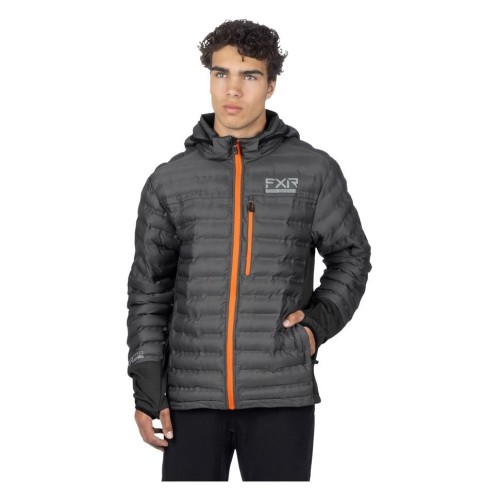Куртка мужская FXR Podium Hybrid Charcoal/Orange, серый, размер M