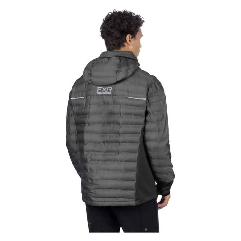 Куртка мужская FXR Podium Hybrid Charcoal/Orange, серый, размер M