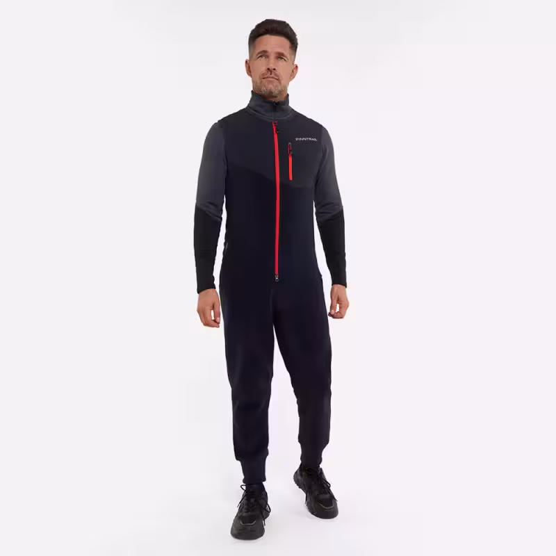 Термокомбинезон мужской Finntrail Polar 1395, флис, черный, размер XS