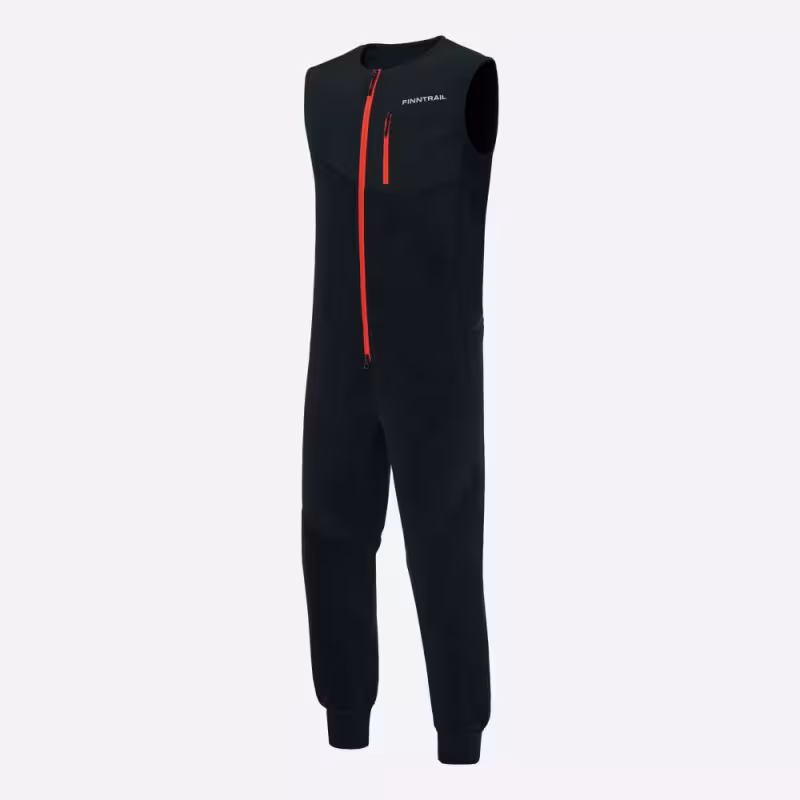 Термокомбинезон мужской Finntrail Polar 1395, флис, черный, размер XXXL