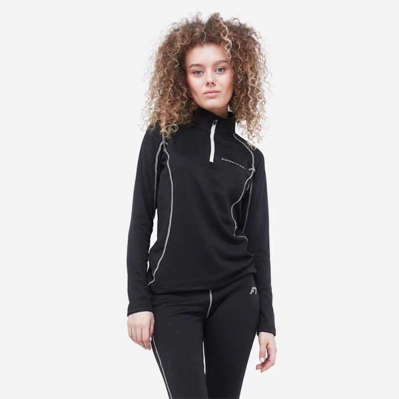 Комплект термобелья женский Finntrail Subzero W 6405, полиэстер, черный, размер XXS