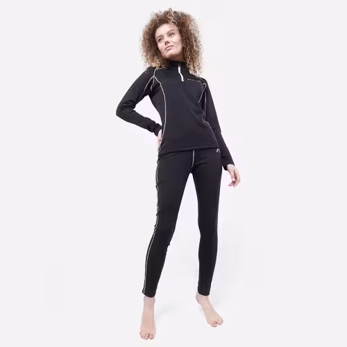 Комплект термобелья женский Finntrail Subzero W 6405, полиэстер, черный, размер XS