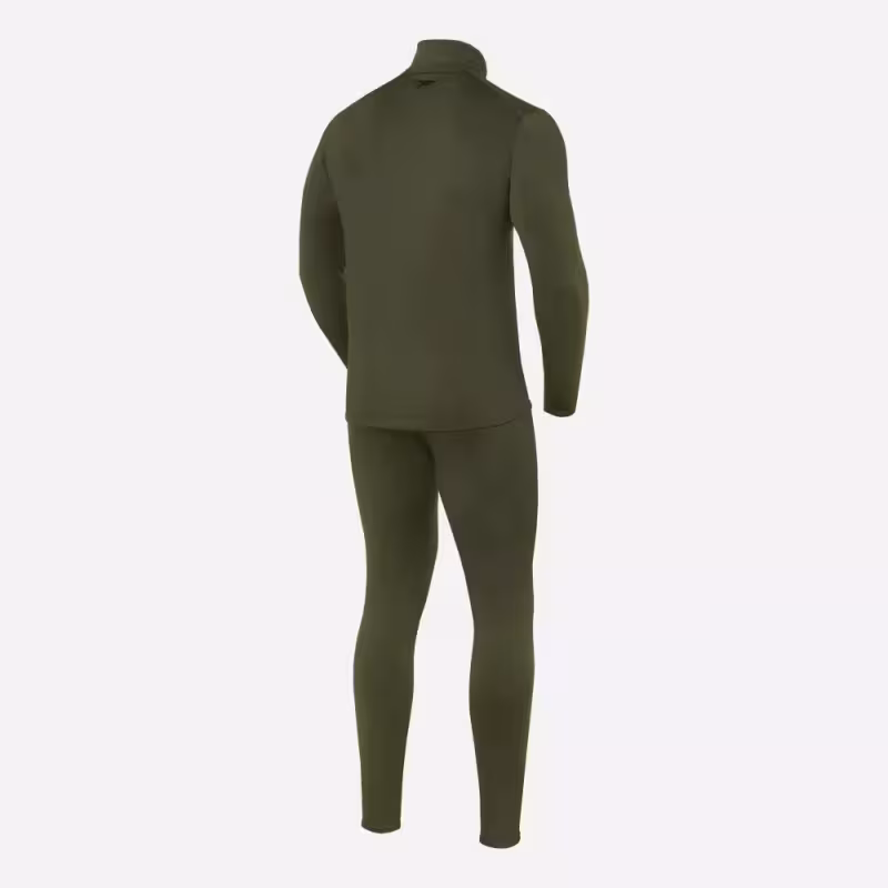 Комплект термобелья мужской Finntrail Thermo Zip 6306 Khaki, полиэстер, хаки, размер S