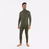 Комплект термобелья мужской Finntrail Thermo Zip 6306 Khaki, полиэстер, хаки, размер XL