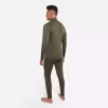 Комплект термобелья мужской Finntrail Thermo Zip 6306 Khaki, полиэстер, хаки, размер XXL