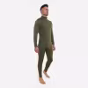 Комплект термобелья мужской Finntrail Thermo Zip 6306 Khaki, полиэстер, хаки, размер XXXL
