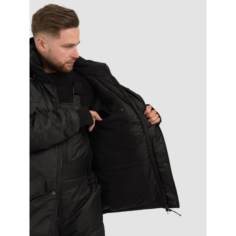 Костюм-поплавок мужской OneRus Фишер -45, таслан, черный, размер 52-54, 182-188 см