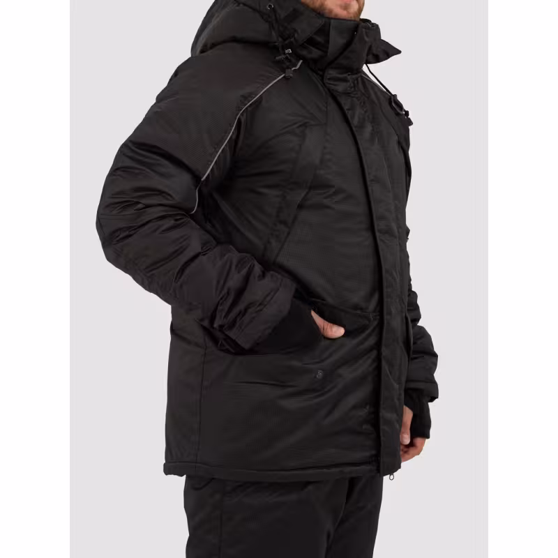 Костюм-поплавок мужской OneRus Фишер -45, ткань Таслан, черный, размер 60-62, 182-188 см