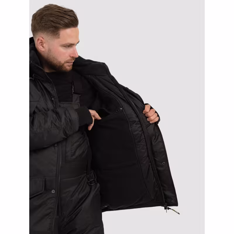 Костюм-поплавок мужской OneRus Фишер -45, ткань Таслан, черный, размер 60-62, 182-188 см