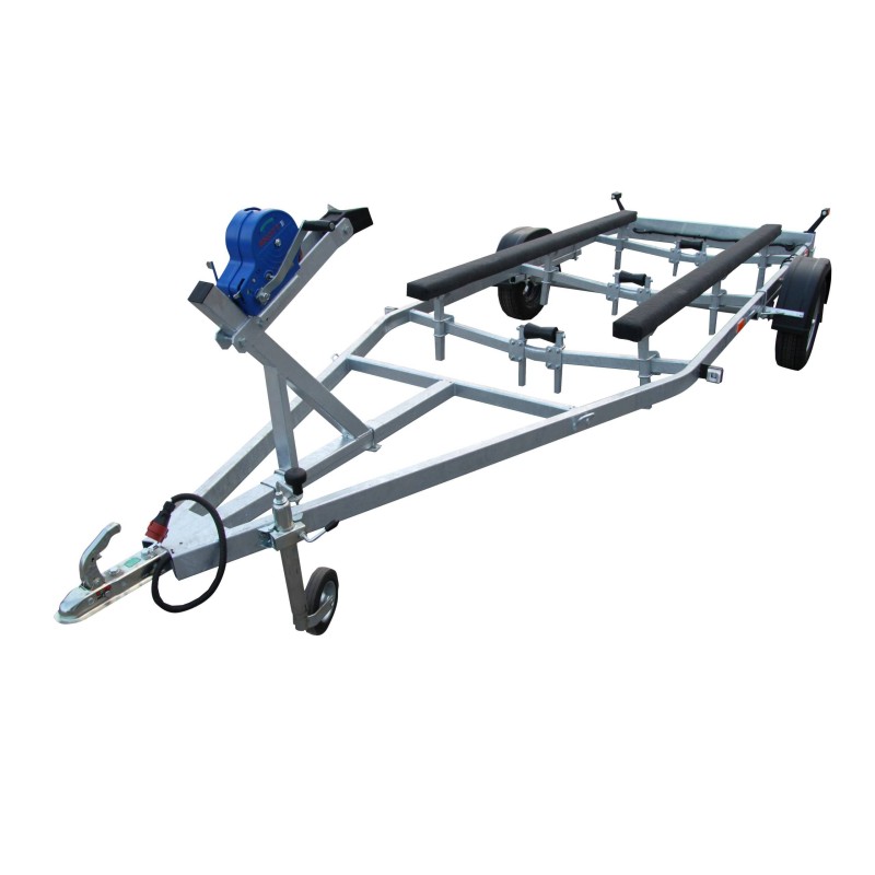 Прицеп лодочный одноосный МЗСА 81773G.021, опорное колесо