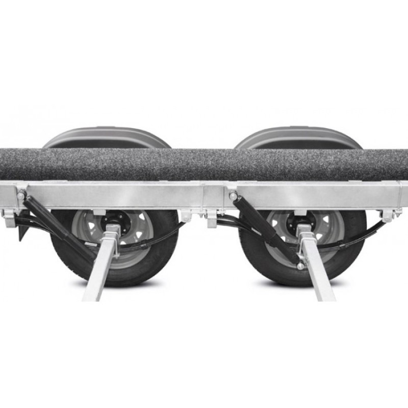 Прицеп лодочный одноосный МЗСА 81773G.021, опорное колесо