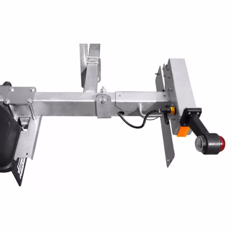 Прицеп лодочный двухосный МЗСА 81773G.021, с опорным колесом