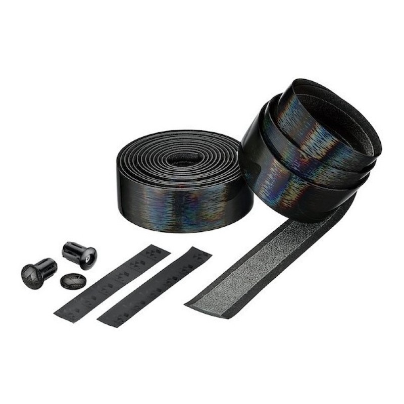 Обмотка руля Ciclovation Leather Touch Gamma Black, 2000x30 мм, черный