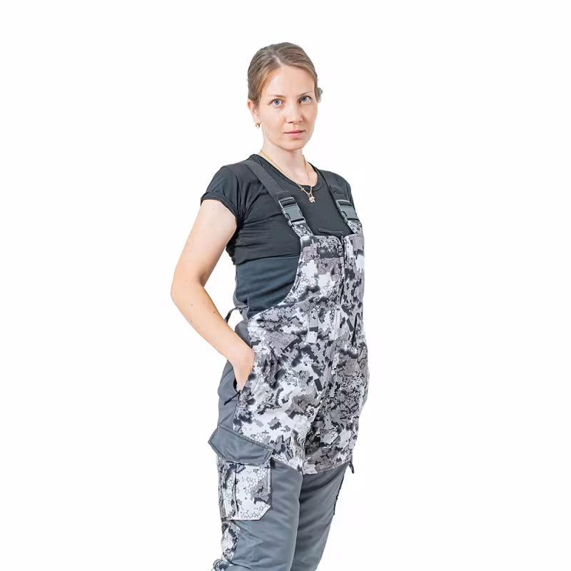 Костюм женский OneRus Горный -45, алова, белый, размер 52-54, 170-176 см