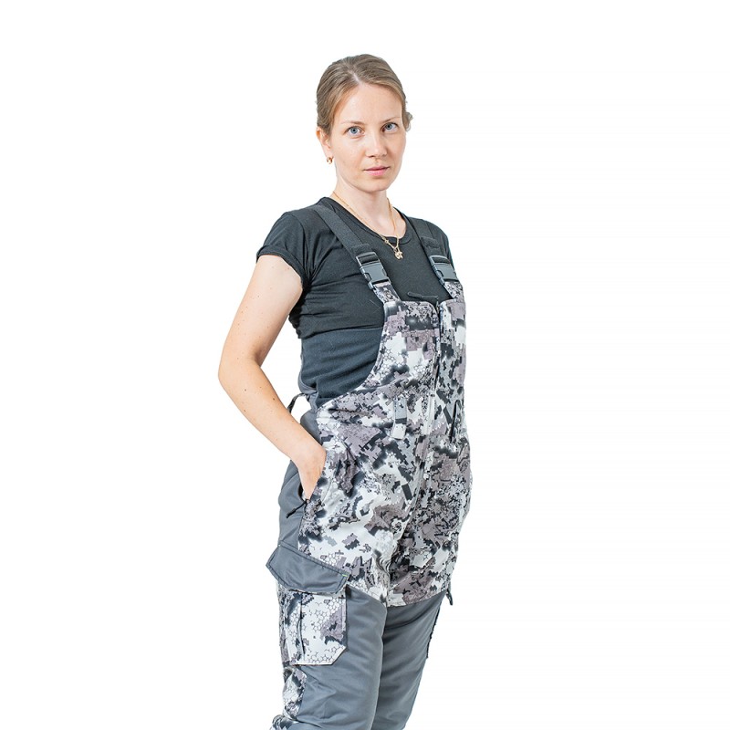 Костюм женский OneRus Горный -45, алова, белый, размер 56-58, 158-164 см