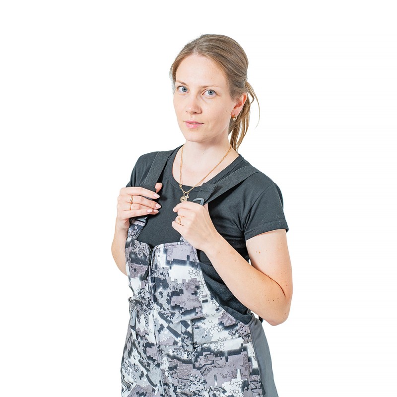 Костюм женский OneRus Горный -45, алова, белый, размер 56-58, 170-176 см