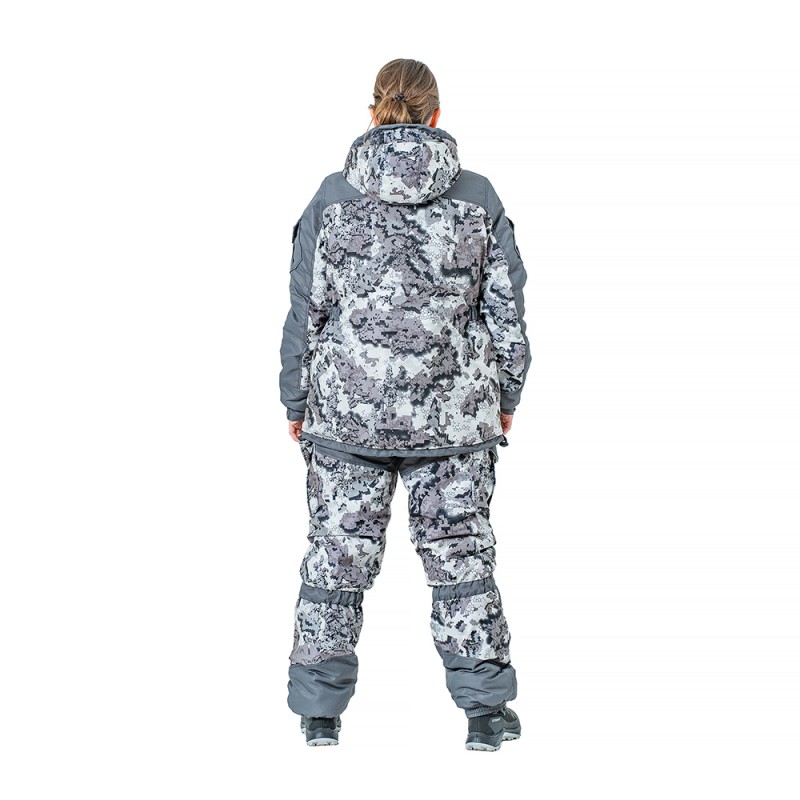 Костюм женский OneRus Горный -45, алова, белый, размер 56-58, 170-176 см