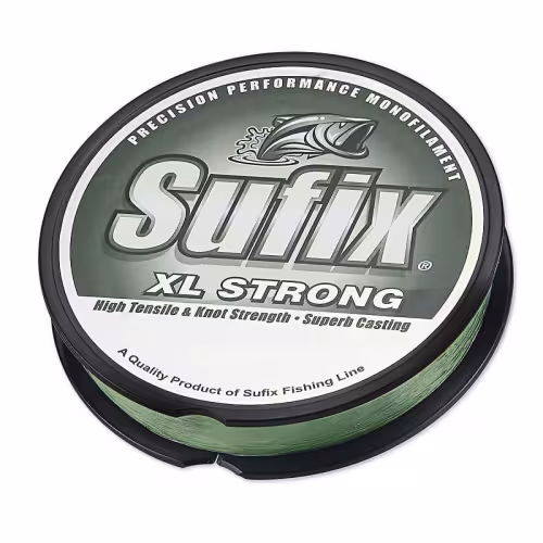 Леска монофильная Sufix XL Strong x10 0.35 мм, 10.3 кг, 100 м, зеленая